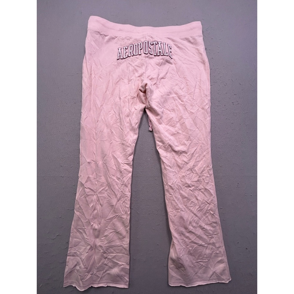 Aeropostale Sweatpants Cotton Blend Pink Graphic XL Womens - Picture 6 of 13